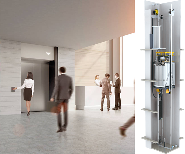 无机房乘客电梯